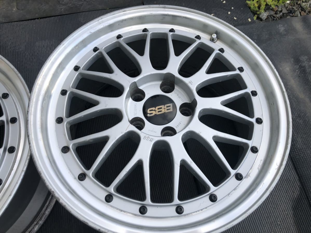 BBS LM 18インチ 9j ＋42 5穴 PCD114.3 2本（bbs アルミ